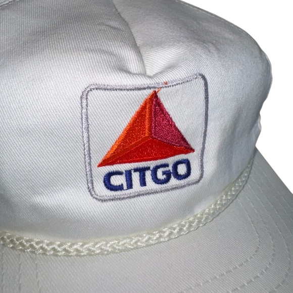 Vintage CITGO White Cap - Picture 5 of 8
